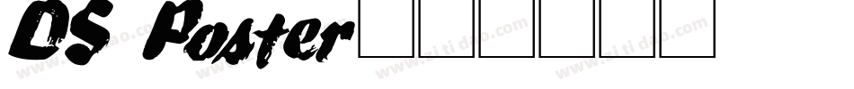 DS Poster字体转换